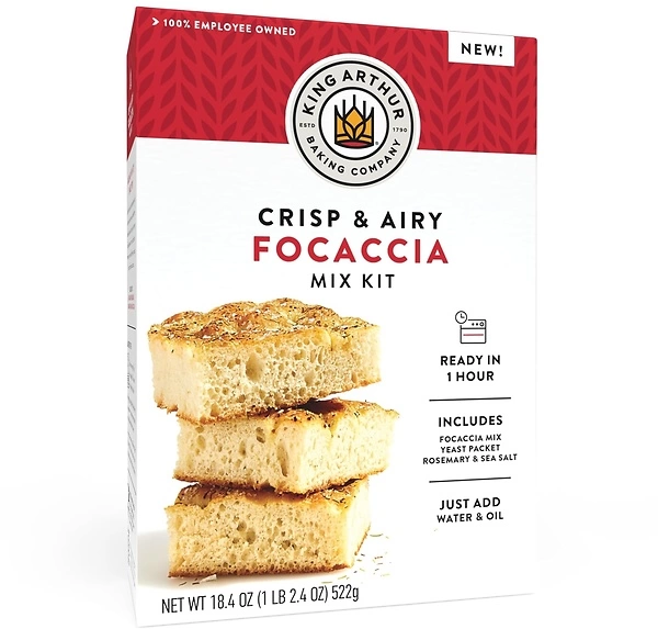 King Arthur Baking Company Crisp & Airy Focaccia Mix Kit 18.4 oz.