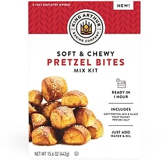 King Arthur Baking Company Soft & Chewy Pretzel Bites Mix Kit, 15.6 oz.