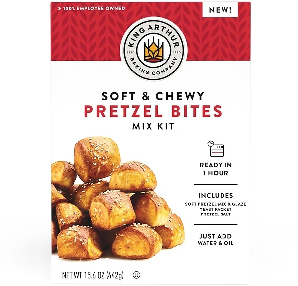 King Arthur Baking Company Soft & Chewy Pretzel Bites Mix Kit, 15.6 oz.