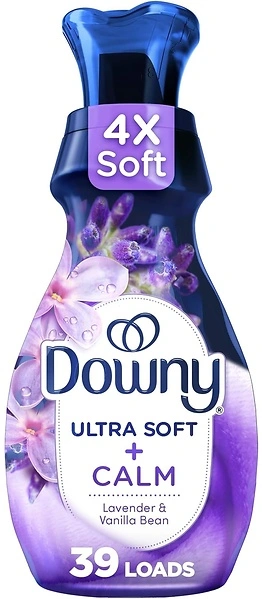 Downy Ultra Soft Fabric Softener, Calm, Lavender and Vanilla Bean, 26 fl oz