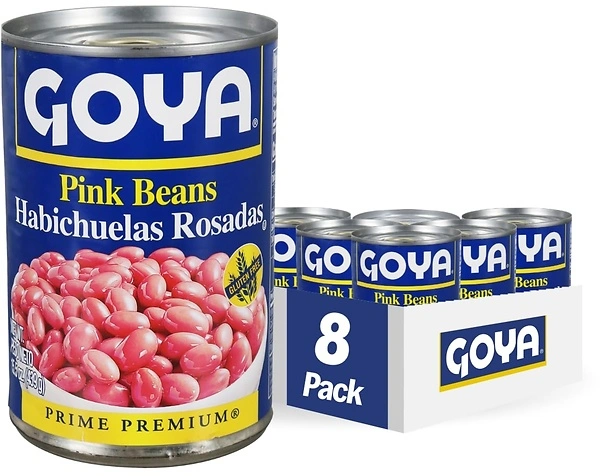 Goya Foods Pink Beans, 15.5 Ounce (Pack of 8)