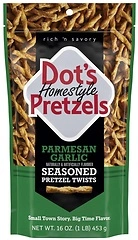 Dot's Pretzels Parmesan Garlic Seasoned Pretzel Twist Snack, 16oz Grocery Sized Bag