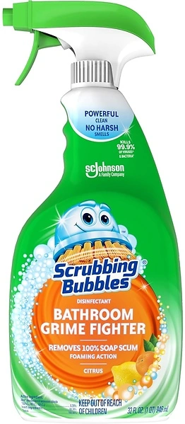 Scrubbing Bubbles Bathroom and Shower Cleaner, Citrus Scent, 32oz