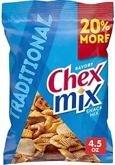 Chex Mix Savory Traditional Snack Mix, 4.5 OZ