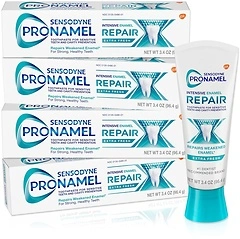 Sensodyne Pronamel Intensive Enamel Repair Toothpaste for Sensitive Teeth, 4 Pack