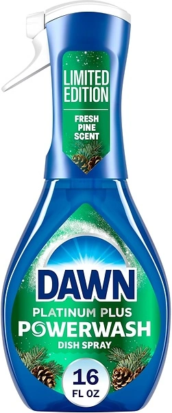 Dawn Powerwash Spray, Dish Soap, Fresh Pine, 16 Fl Oz Starter Kit