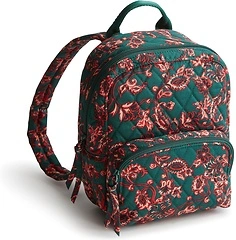 Vera Bradley Premium Cotton Mini Banbury Backpack, Victorian Vines