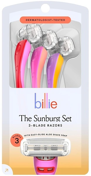 Billie Disposable Razors for Women - The Sunburst Set