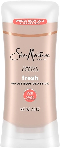 SheaMoisture Whole Body Deodorant Stick 72h Odor Control Fresh Aluminum Free 2.6 oz