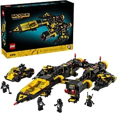 LEGO Icons Blacktron Renegade DIY Kit for Adults 18+, Building Blocks, 10355