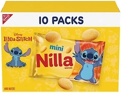 NILLA Wafers Mini Cookies, Vanilla Wafers, 10 Snack Packs