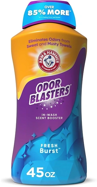 ARM & HAMMER Odor Blasters In-Wash Scent Booster, Fresh Burst Scent, 45 Oz