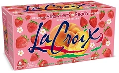 LaCroix Sparkling Water, Strawberry Peach, 12 Fl Oz (pack of 8)