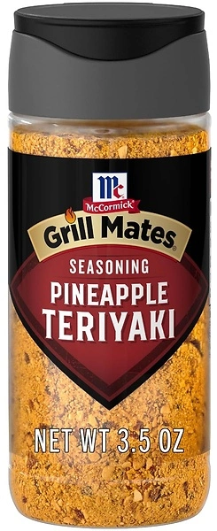 McCormick Grill Mates Seasoning, Pineapple Teriyaki, 3.5 oz
