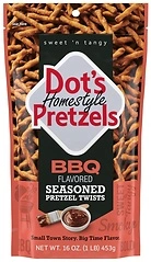Dot's Pretzels BBQ Seasoned Pretzel Twist Snack, 16oz Grocery Sized Bag