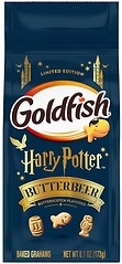 Goldfish Harry Potter Butterbeer Butterscotch Flavored Baked Grahams, 6.1 Oz Bag