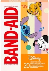 BAND-AID Children's Bandages for Cuts & Scrapes, Classic Disney Characters, 20 ct