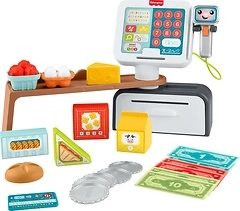 Fisher-Price Laugh & Learn Count & Shop Cash Register Play Store with 20 Pieces