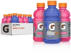 Gatorade Thirst Quencher, Grape Berry, Strawberry Variety Pack, 12 Fl Oz (Pack of 18)