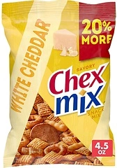 Chex Mix Savory White Cheddar Snack Mix, 4.5 OZ