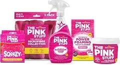 Stardrops The Pink Stuff Bathroom Cleaning Kit – Paste, Foam Spray, Sponge & Cloths