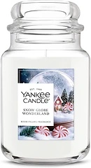 Yankee Candle Snow Globe Wonderland, Christmas Scented Candle, 22oz Jar