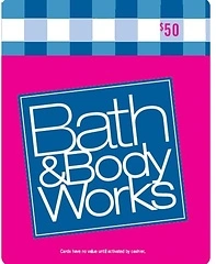 Bath & Body Works Physical Gift Card - $50