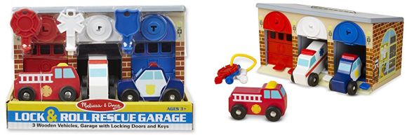 melissa and doug lock and roll rescue garage