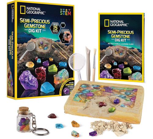 NATIONAL GEOGRAPHIC Hobby Rock Tumbler Kit – Durable Leak-Proof Rock  Polisher with 7-Day Timer – Complete Rock Tumbling Kit – Geology Hobby for  Kids