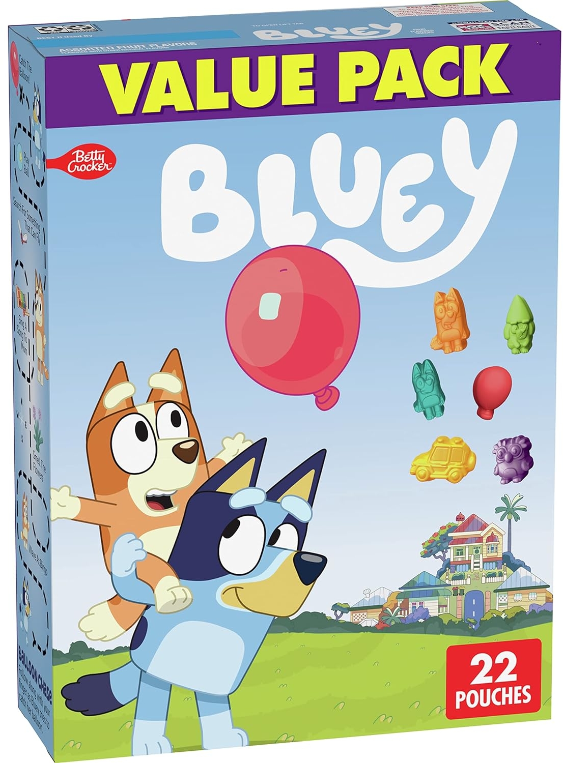 Deal on Bluey Fruit Flavored Snacks, Treat Pouches, Gluten Free, 22 ct ...