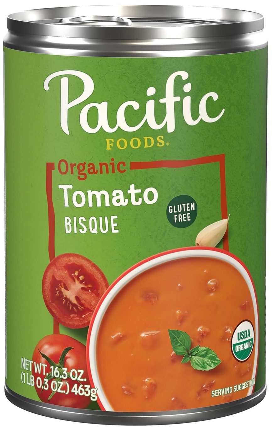 Amazon Deal on Pacific Foods Organic Tomato Bisque, Vegetarian Soup 16. ...