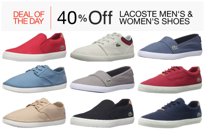 Deal of the Day: 40% Off Lacoste Men's 